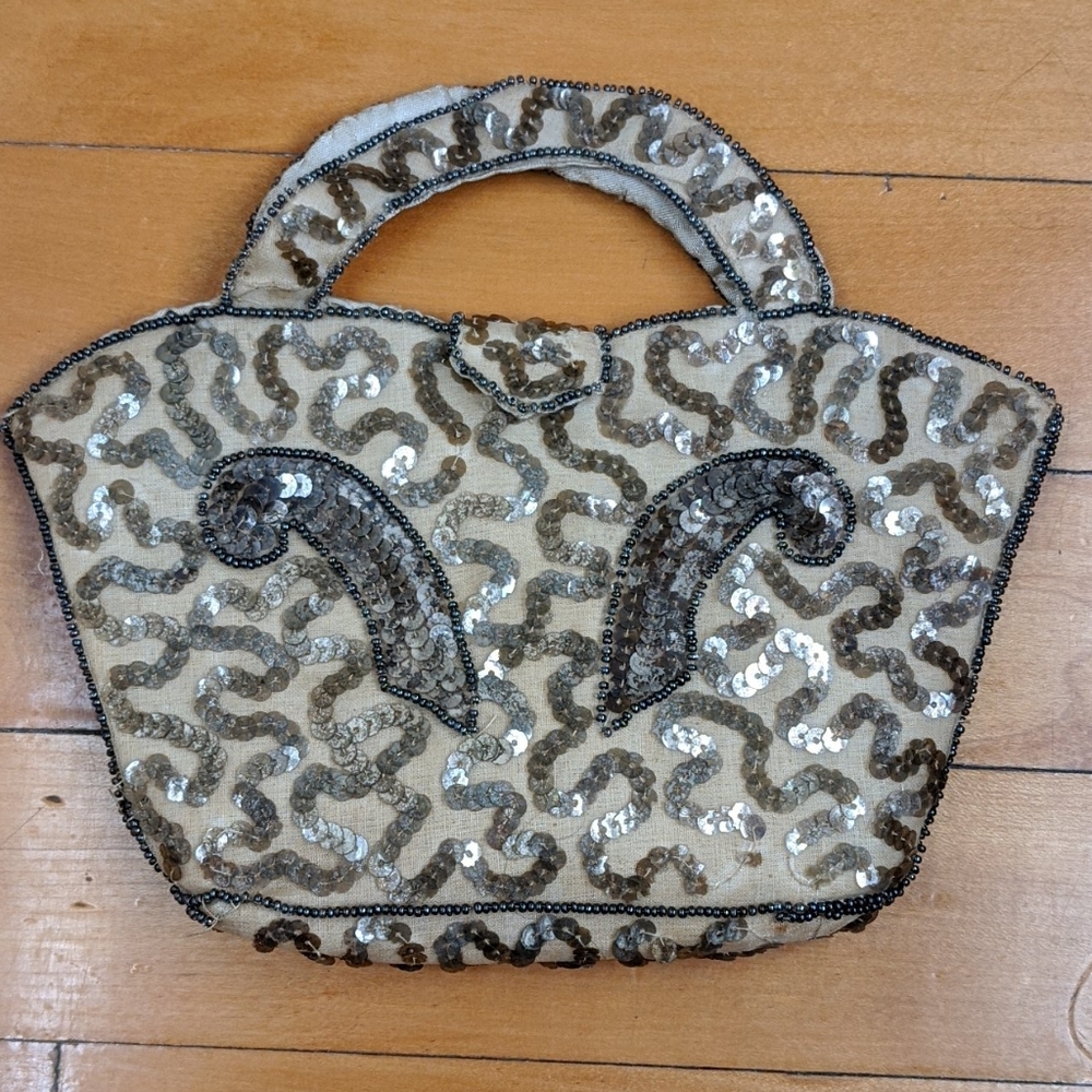 Vintage Sequin Clutch Purse